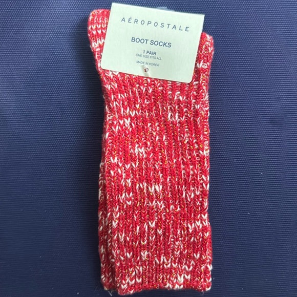 Aeropostale Other - Aeropastel Marbled Shimmer Boot Socks